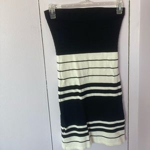 Striped body con dress